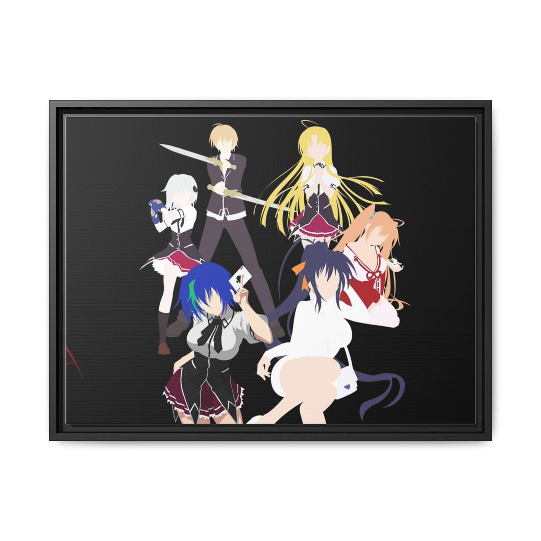 Anime High School DxD Canvas Framed Art Print