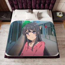 Load image into Gallery viewer, Sakurajima Mai Sherpa Blanket
