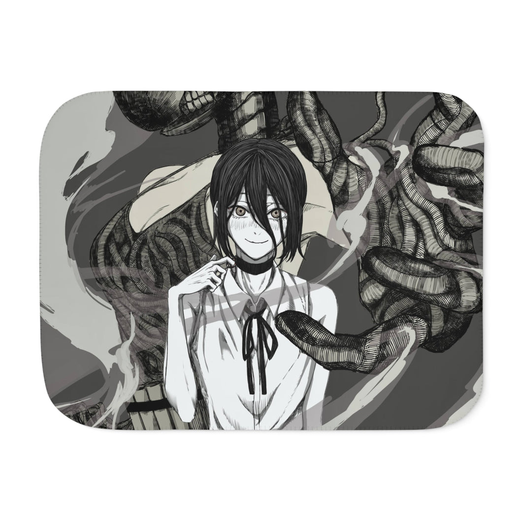 Anime Chainsaw Man Sherpa Blanket