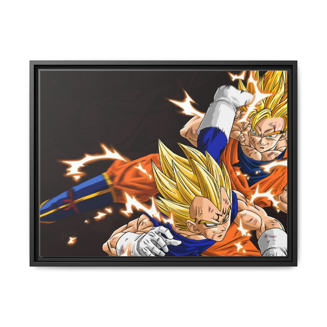 Anime Dragon Ball Z Canvas Framed Art Print