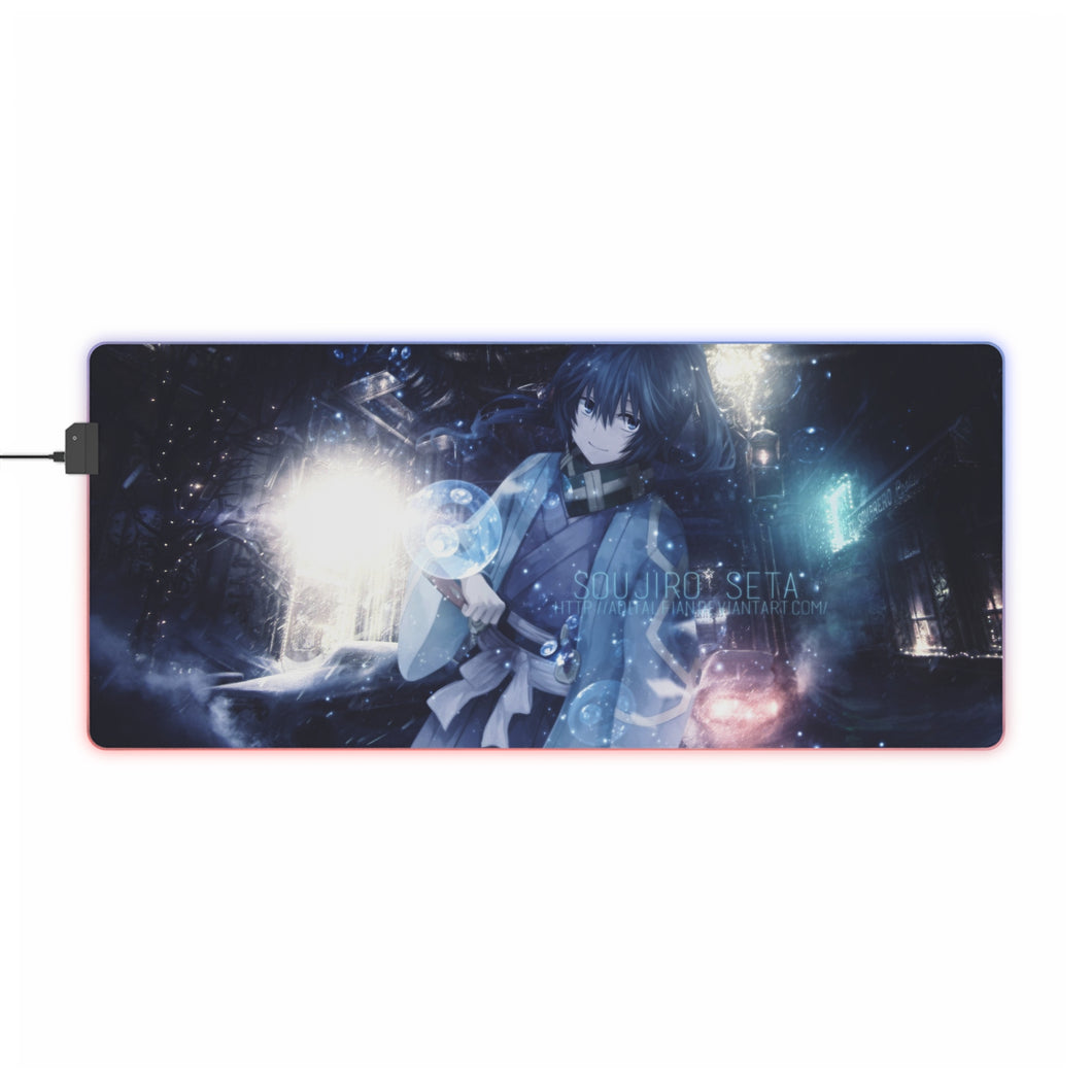 Anime Rurouni Kenshin RGB LED Mouse Pad (Desk Mat)