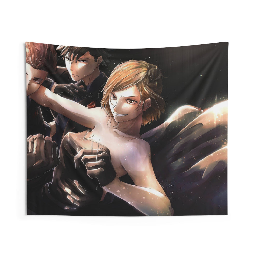 Jujutsu Kaisen Megumi Fushiguro, Nobara Kugisaki Indoor Wall Tapestry