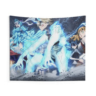 Black Clover Noelle Silva, Luck Voltia Indoor Wall Tapestry