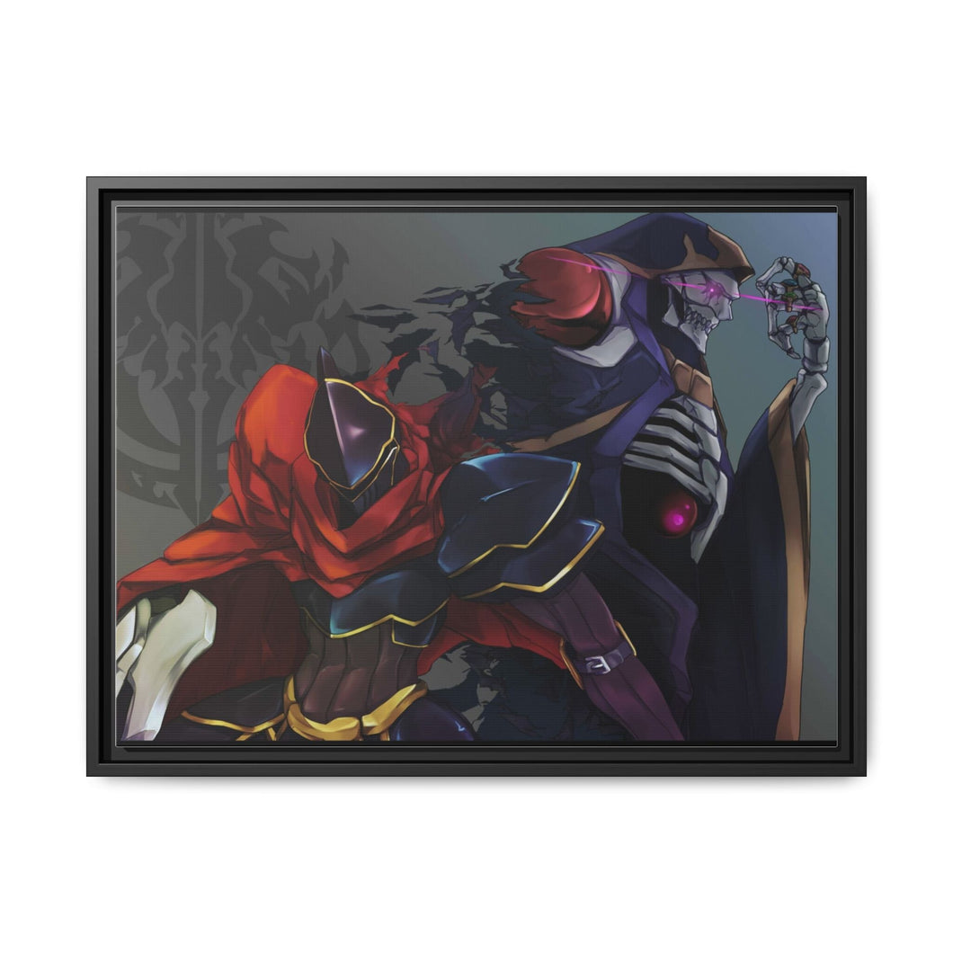 Ainz Ooal Gown Canvas Framed Art Print