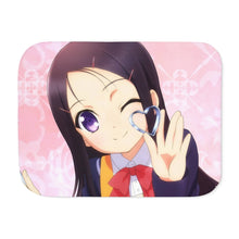 Load image into Gallery viewer, Ayumi Otosaka smilling Sherpa Blanket
