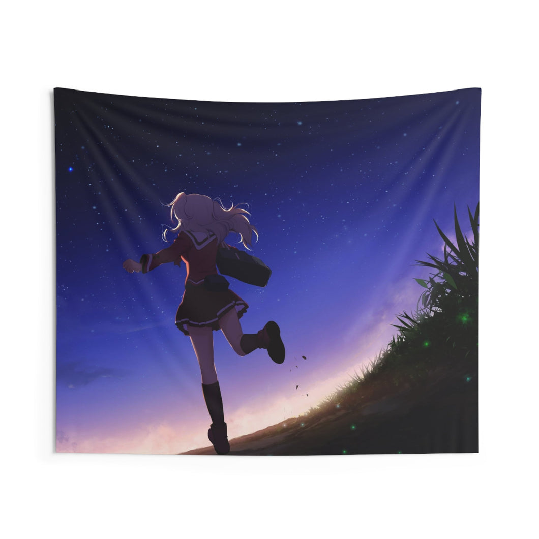 Nao Tomori Running Indoor Wall Tapestry