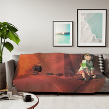 Load image into Gallery viewer, Anime Spirited Away Sherpa Blanket
