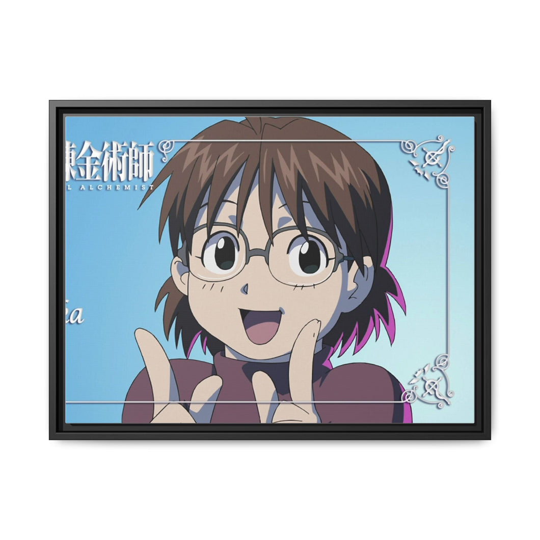 Anime FullMetal Alchemistr Canvas Framed Art Print