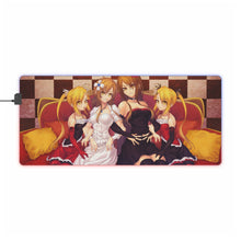 Load image into Gallery viewer, Nyan Koi! RGB LED Mouse Pad (Desk Mat)
