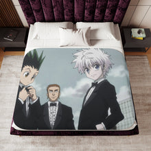 Load image into Gallery viewer, Hunter x Hunter Killua Zoldyck, Gon Freecss Sherpa Blanket
