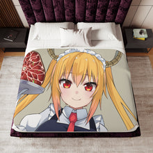 Load image into Gallery viewer, Miss Kobayashi&#39;s Dragon Maid Kobayashi San Chi No Maid Dragon, Tohru Sherpa Blanket
