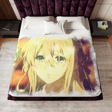 Load image into Gallery viewer, Violet Evergarden Sherpa Blanket
