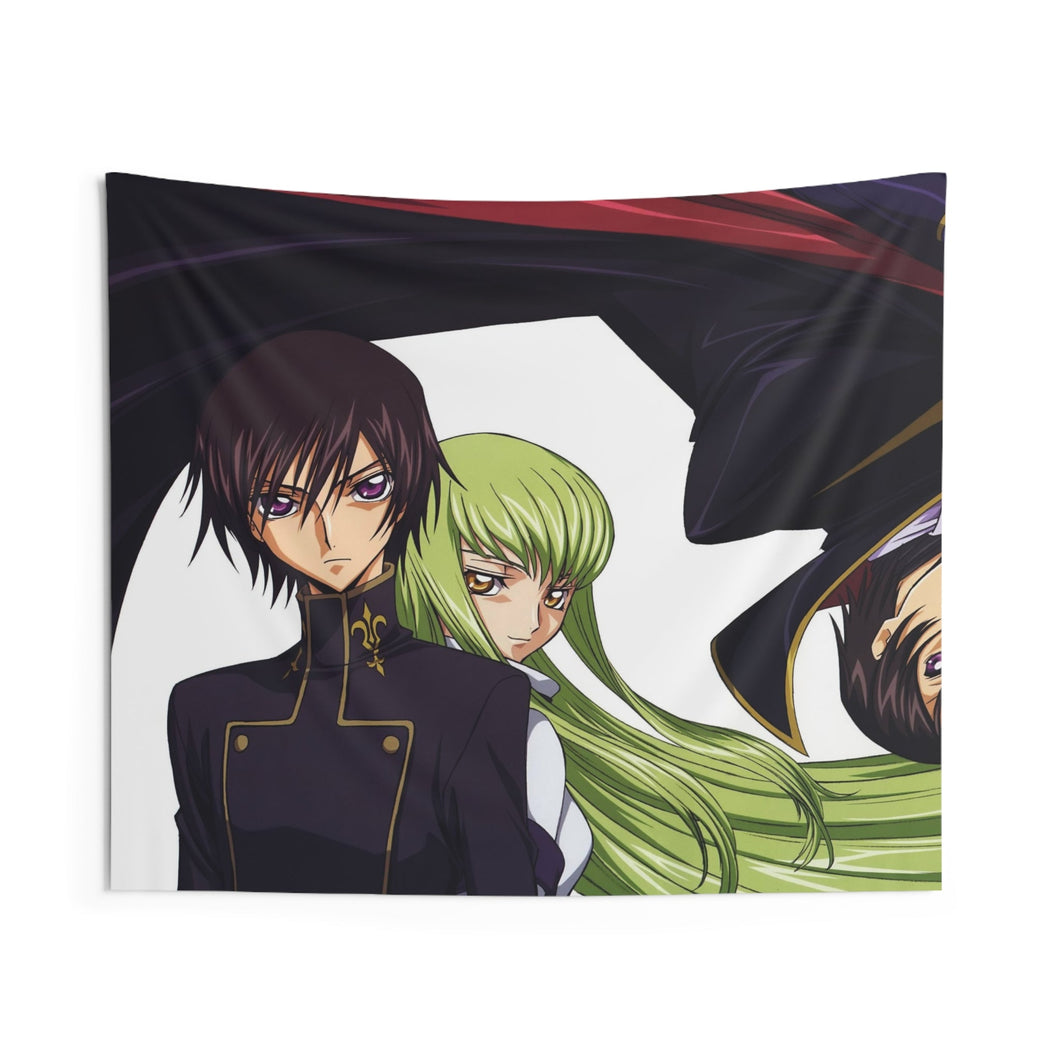 Code Geass Lelouch Lamperouge, Suzaku Kururugi Indoor Wall Tapestry