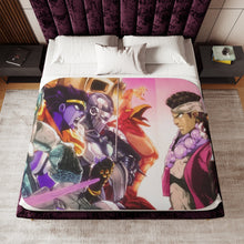 Load image into Gallery viewer, Anime Jojo&#39;s Bizarre Adventure Sherpa Blanket
