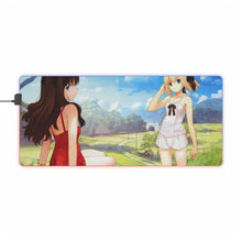 Load image into Gallery viewer, Rin Tohsaka Saber Lily RGB LED Mouse Pad (Desk Mat)
