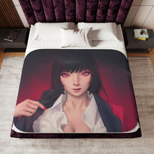 Load image into Gallery viewer, Yumeko Jabami Sherpa Blanket

