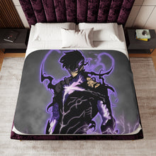 Load image into Gallery viewer, Solo Leveling Sherpa Blanket
