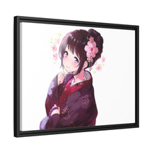 Load image into Gallery viewer, Eru Chitanda  In Kimono Canvas Framed Art Print
