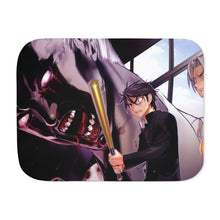 Load image into Gallery viewer, Highschool Of The Dead Sherpa Blanket
