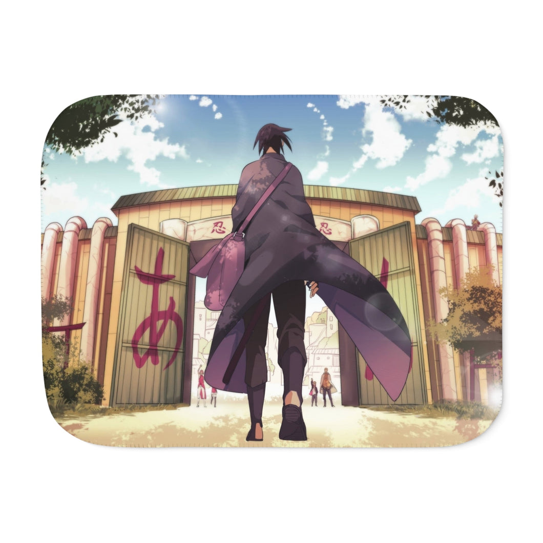 Sasuke Uchiha Sherpa Blanket