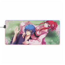 Load image into Gallery viewer, Fairy Tail Erza Scarlet, Jellal Fernandes RGB LED Mouse Pad (Desk Mat)

