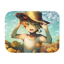 Load image into Gallery viewer, The Promised Neverland Emma Sherpa Blanket

