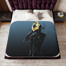 Load image into Gallery viewer, Durarara!! Celty Sturluson Sherpa Blanket
