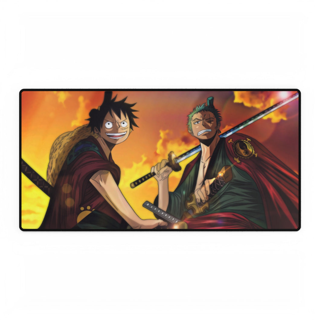 Monkey D. Luffy / Roronoa Zoro Mouse Pad (Desk Mat)