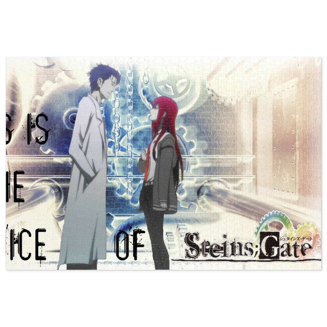 Makise Kurisu & Rintarou Okabe Jigsaw Puzzle