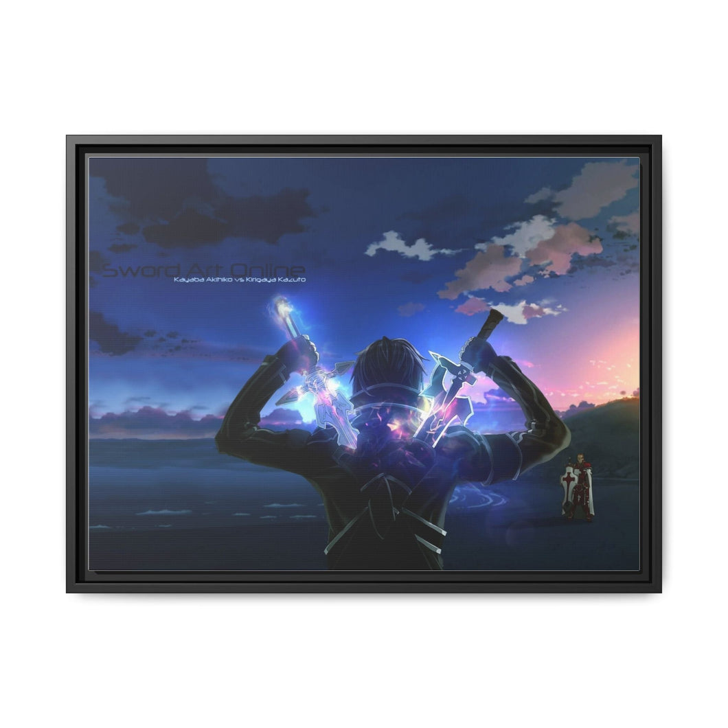 Kirigaya Kazuto Canvas Framed Art Print