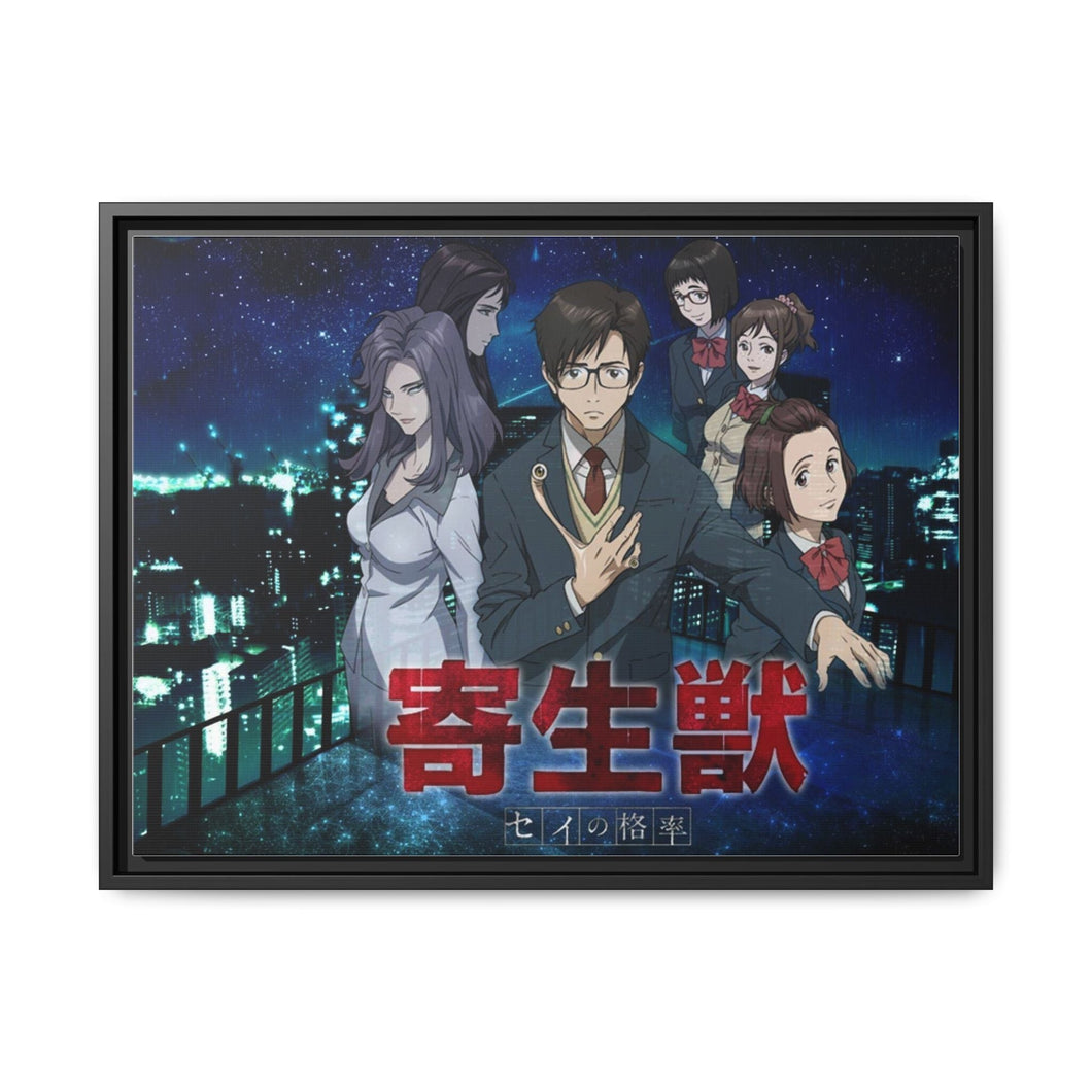 Parasyte -the maxim- Main Members Canvas Framed Art Print