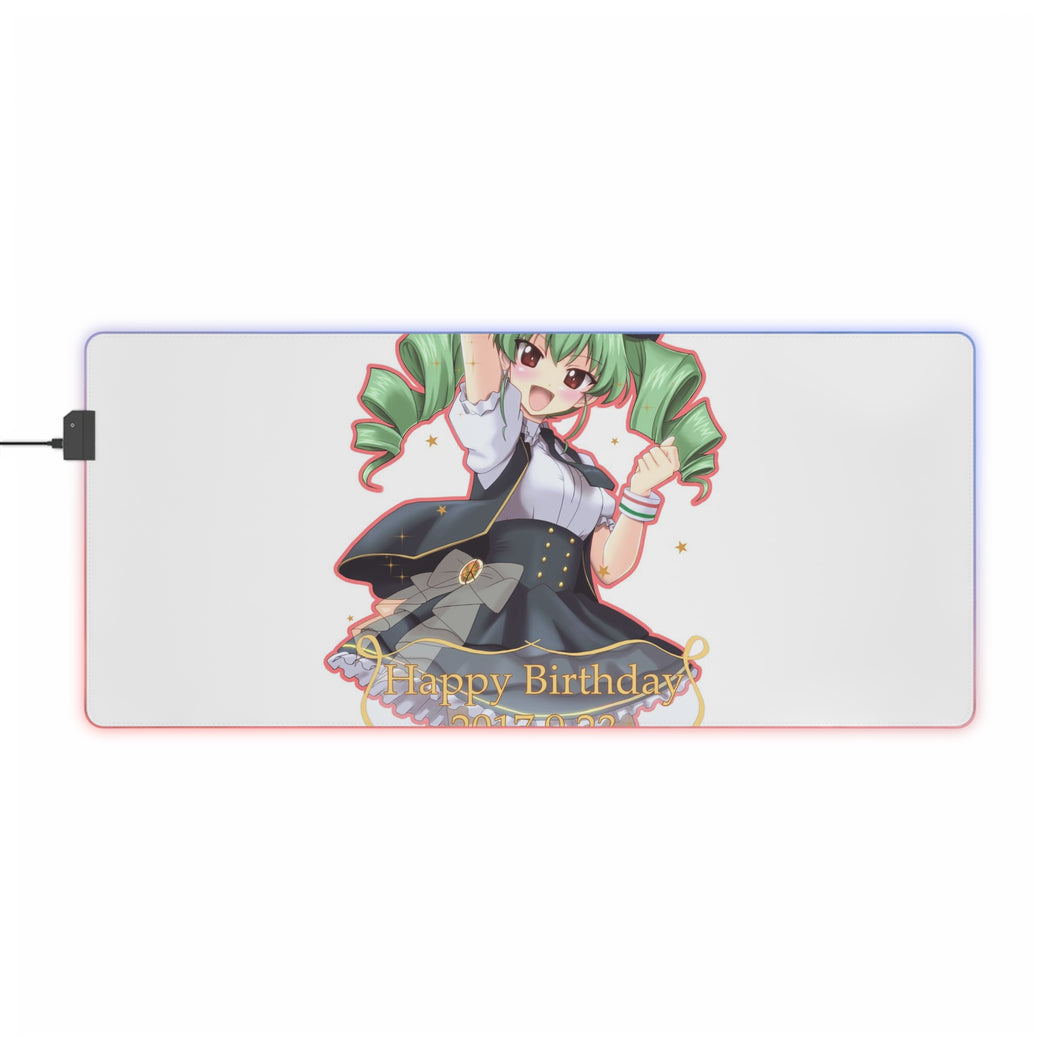 Girls und Panzer RGB LED Mouse Pad (Desk Mat)