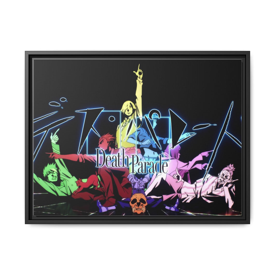 Death Parade Canvas Framed Art Print