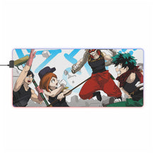 Load image into Gallery viewer, My Hero Academia Izuku Midoriya, Katsuki Bakugou, Tenya Iida RGB LED Mouse Pad (Desk Mat)
