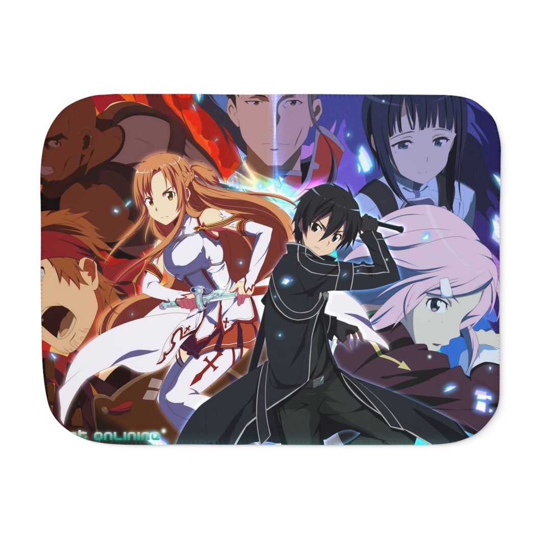 Anime Sword Art Onliner Sherpa Blanket