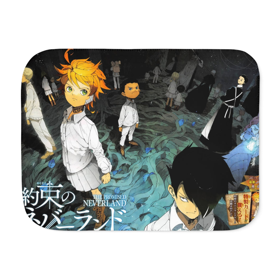The Promised Neverland Ray, Norman, Emma, Phil, Isabella Sherpa Blanket
