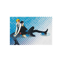 Load image into Gallery viewer, Durarara!! Izaya Orihara, Shizuo Heiwajima Rug

