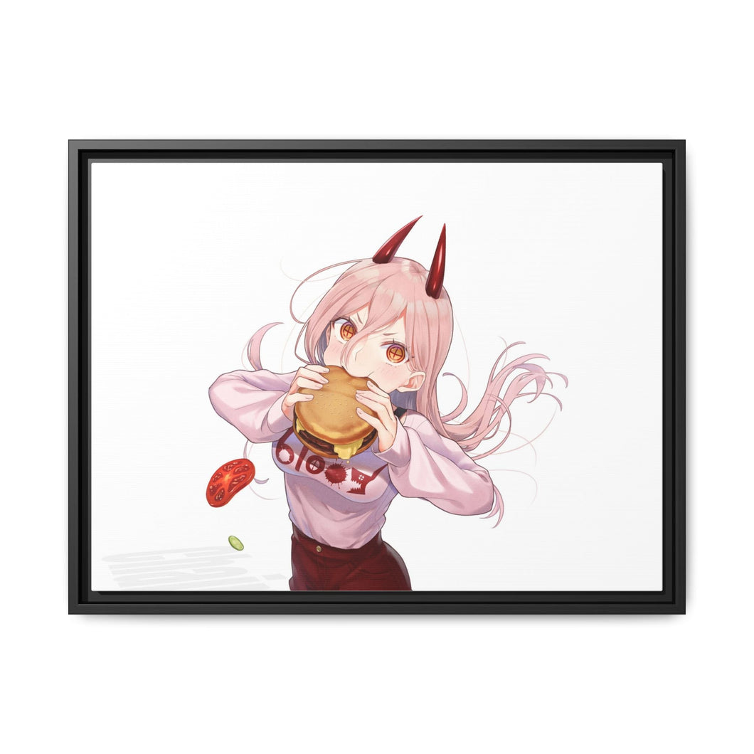 Anime Chainsaw Man Canvas Framed Art Print
