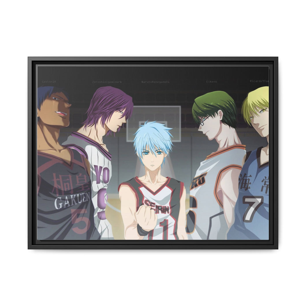 Kuroko's Basketball Canvas Framed Art Print