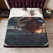 Load image into Gallery viewer, Howl&#39;s Moving Castle Sherpa Blanket
