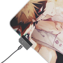 Load image into Gallery viewer, My Hero Academia Izuku Midoriya, Katsuki Bakugou RGB LED Mouse Pad (Desk Mat)
