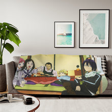 Load image into Gallery viewer, Noragami Yato, Yukine, Hiyori Iki, Kofuku Ebisu, Daikoku Sherpa Blanket
