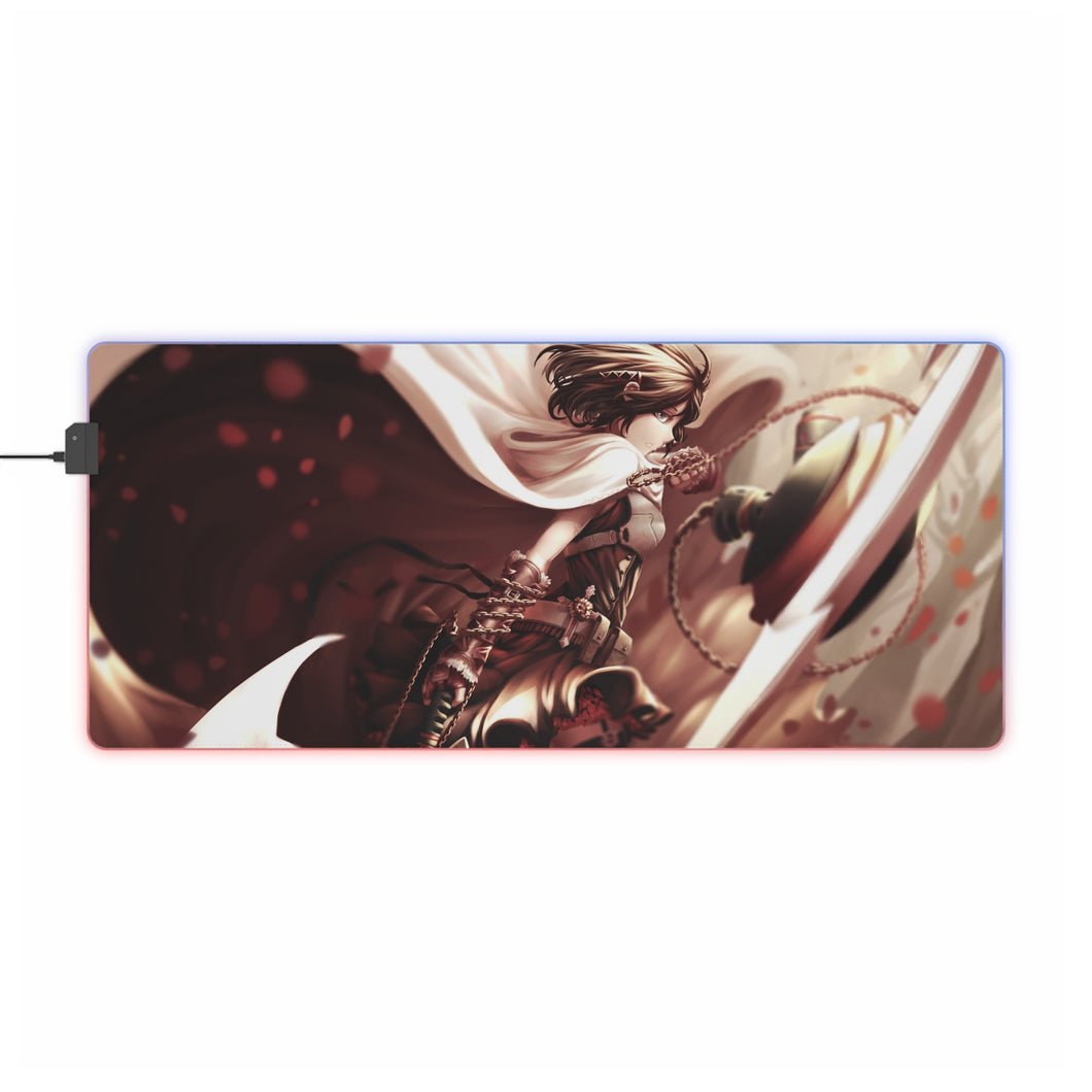 Summer Rose RGB LED Mouse Pad (Desk Mat)