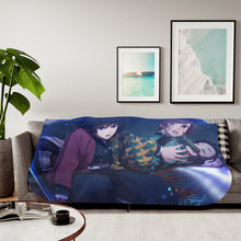 Load image into Gallery viewer, Demon Slayer: Kimetsu no Yaiba Sherpa Blanket
