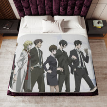 Load image into Gallery viewer, Psycho- Pass Main Members Sherpa Blanket
