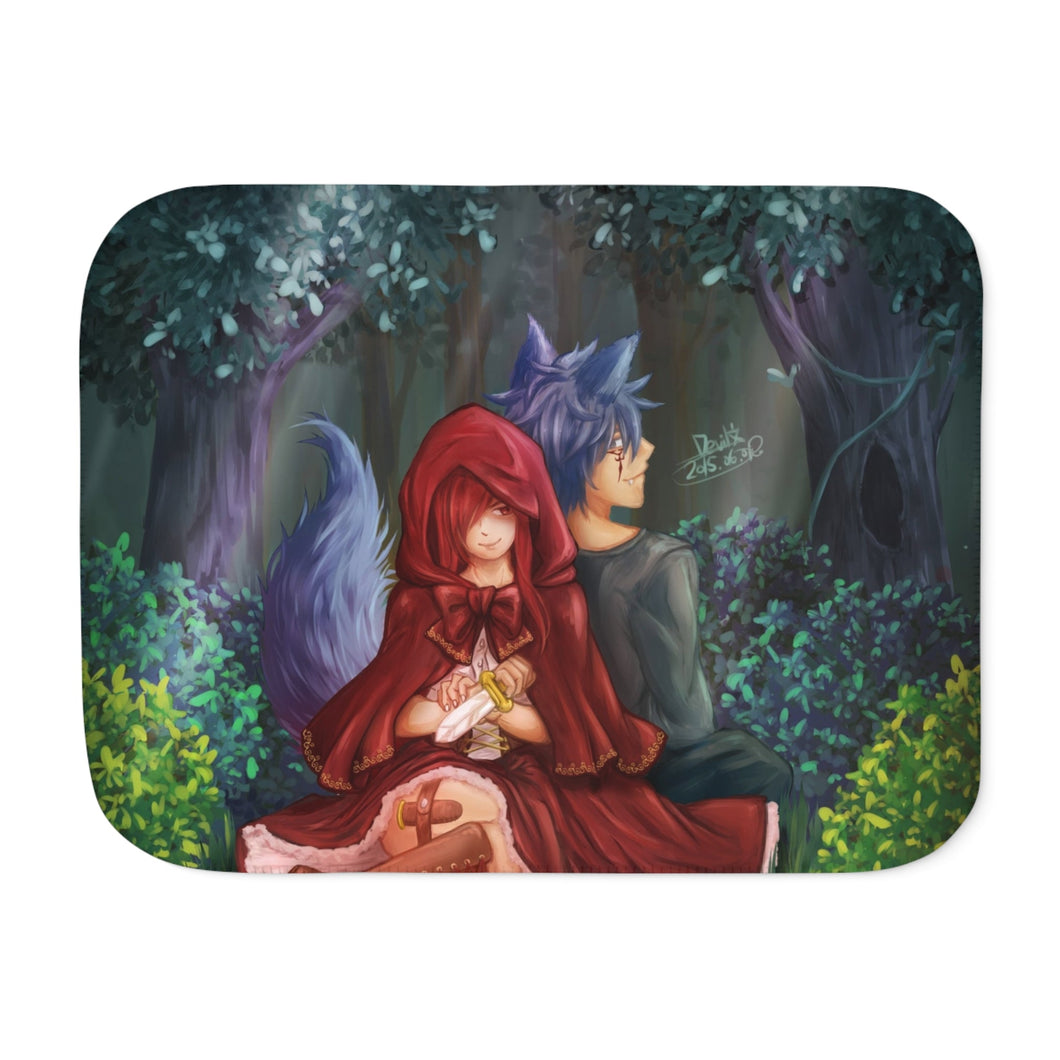 Anime Fairy Tailr Sherpa Blanket