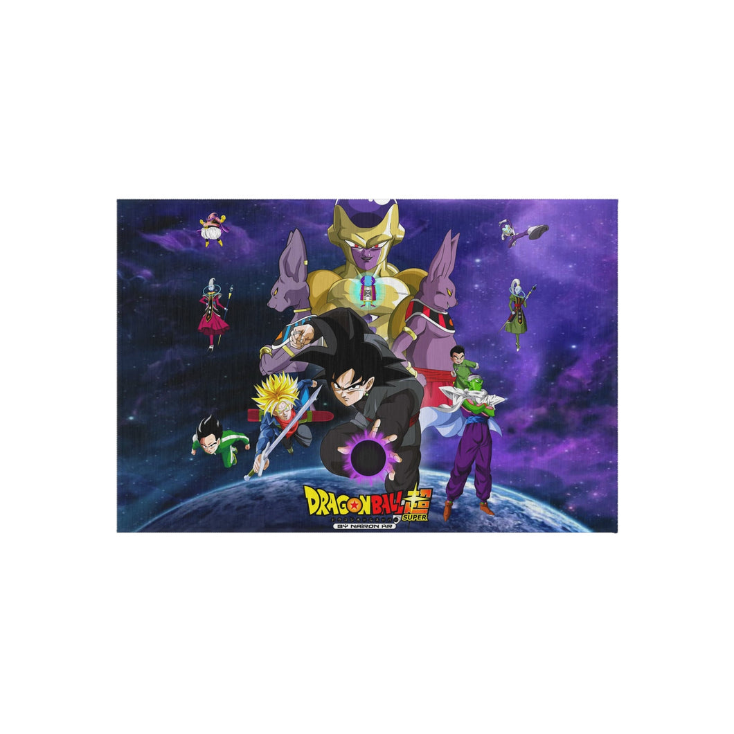 Black Goku, Dragon Ball and Trunks (Dragon Ball) 8k Rug