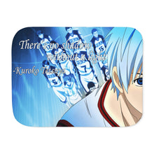 Load image into Gallery viewer, Kuroko No Basuke - Full - Kuroko Tetsuya Quote Sherpa Blanket
