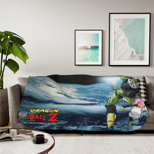 Load image into Gallery viewer, Frieza, Cell, Buu and Earth Sherpa Blanket
