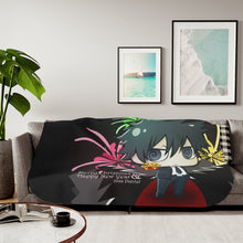 Load image into Gallery viewer, Shinya Kogami chibi Sherpa Blanket
